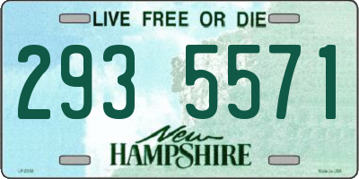 NH license plate 2935571