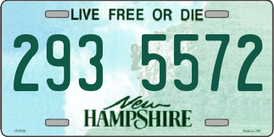 NH license plate 2935572
