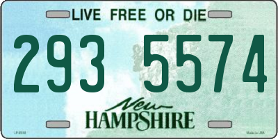 NH license plate 2935574
