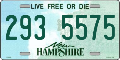NH license plate 2935575