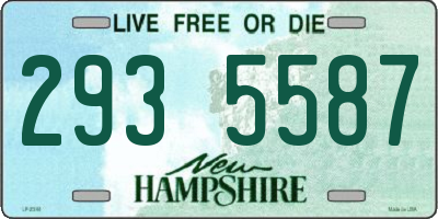 NH license plate 2935587