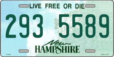 NH license plate 2935589