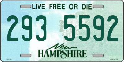 NH license plate 2935592