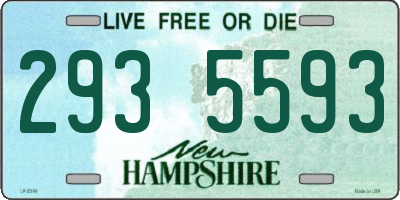 NH license plate 2935593