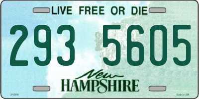 NH license plate 2935605
