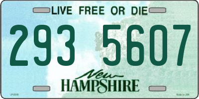 NH license plate 2935607