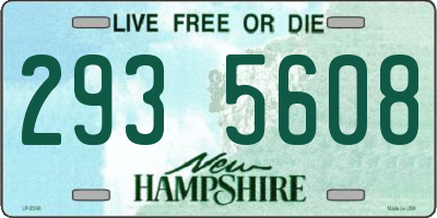 NH license plate 2935608