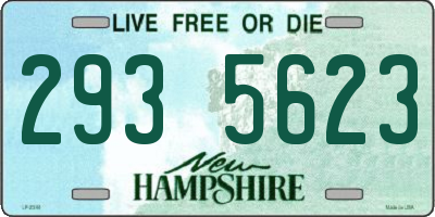 NH license plate 2935623