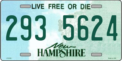 NH license plate 2935624