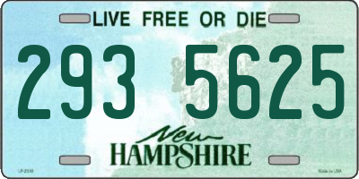NH license plate 2935625