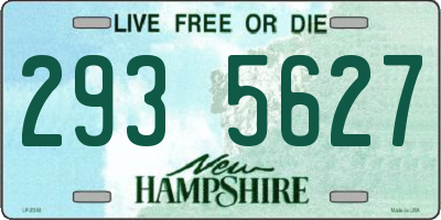 NH license plate 2935627