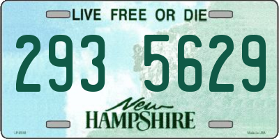 NH license plate 2935629