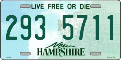 NH license plate 2935711