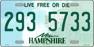 NH license plate 2935733