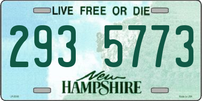 NH license plate 2935773