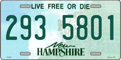 NH license plate 2935801