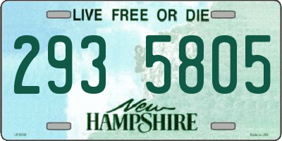 NH license plate 2935805