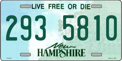 NH license plate 2935810