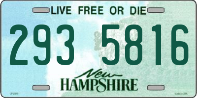 NH license plate 2935816