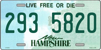 NH license plate 2935820
