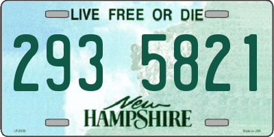 NH license plate 2935821
