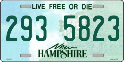 NH license plate 2935823