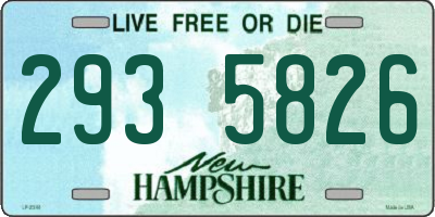 NH license plate 2935826