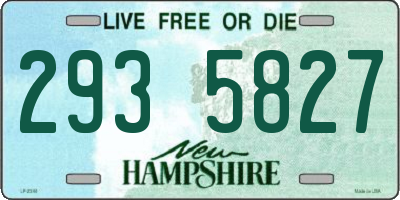 NH license plate 2935827