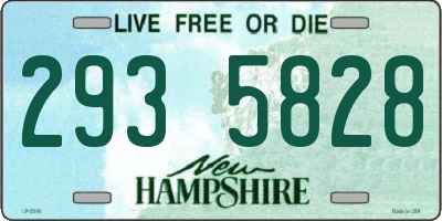 NH license plate 2935828