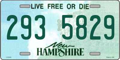 NH license plate 2935829