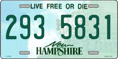 NH license plate 2935831