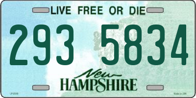 NH license plate 2935834