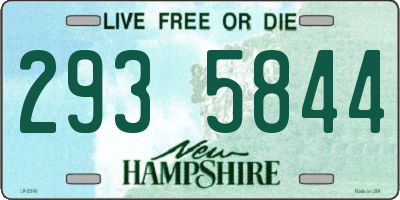 NH license plate 2935844