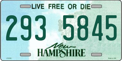 NH license plate 2935845