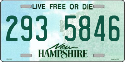 NH license plate 2935846