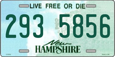 NH license plate 2935856
