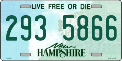 NH license plate 2935866