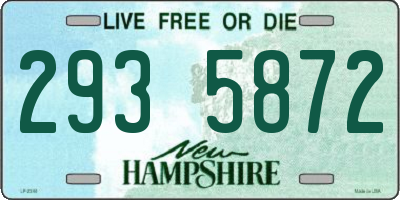 NH license plate 2935872