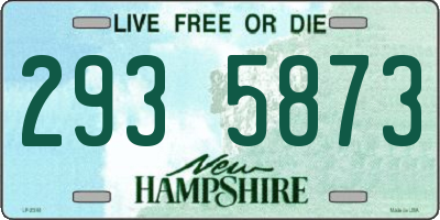 NH license plate 2935873