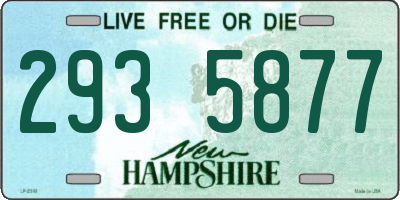 NH license plate 2935877