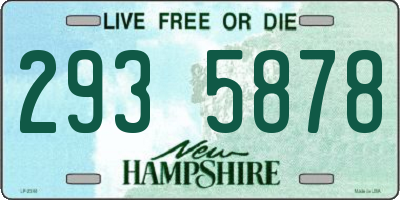 NH license plate 2935878