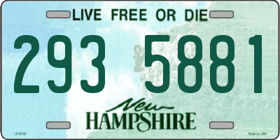 NH license plate 2935881