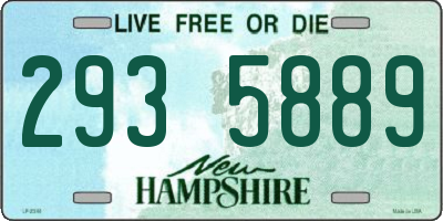 NH license plate 2935889
