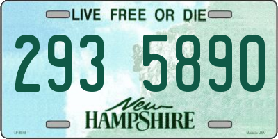 NH license plate 2935890
