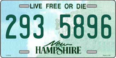 NH license plate 2935896