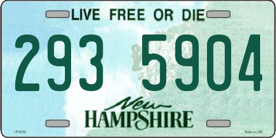 NH license plate 2935904