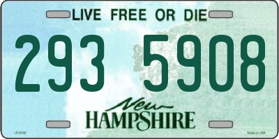 NH license plate 2935908