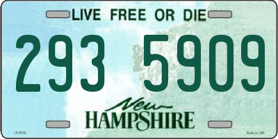 NH license plate 2935909