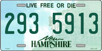NH license plate 2935913