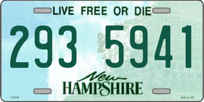 NH license plate 2935941